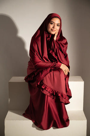 Burgundy stain Fabric Isdal